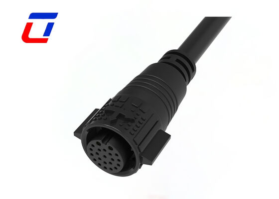M19 15A+5A Waterproof Plug And Socket Connector 2+20 Pin Multi Pin Connectors