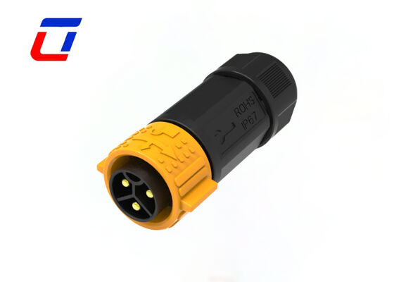 M25 3Pin Waterproof Power Cord Connector IP67 50A DC Power Connector Types