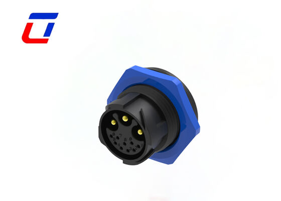 M25 Waterproof Connector Wire To Board 3+9 Pin Data Power Connector PA66 Outdoor