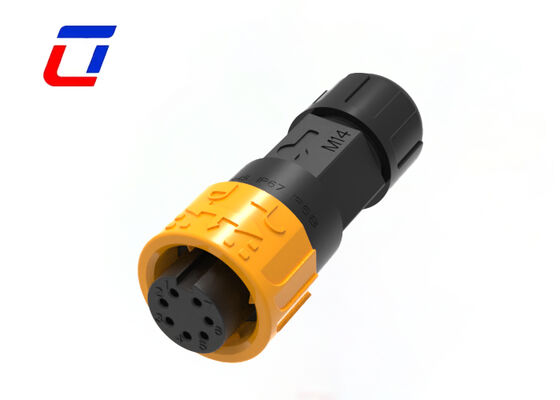 CE M16 Wire Splice Connector Waterproof 7 Pin Outdoor Cable Nylon Connector
