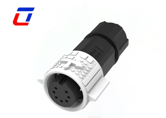 Low Current Waterproof Connector 7 Pin M19 OEM IP67 Connectors For Lighting Equipment