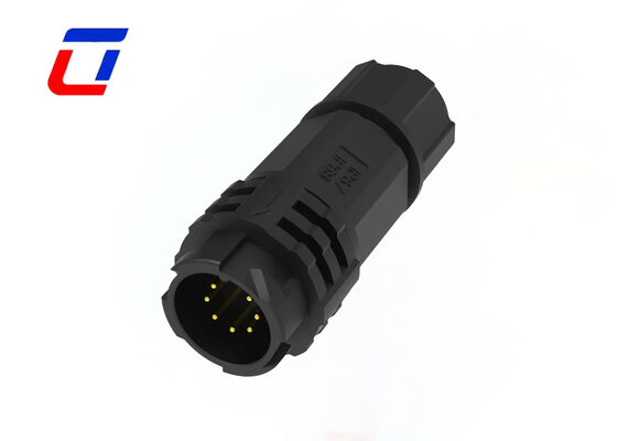 Low Current Waterproof Connector 7 Pin M19 OEM IP67 Connectors For Lighting Equipment