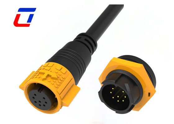 8Pin 300V Male Female Cable Connector M19 Wire To Board Signal Connector Quick Release