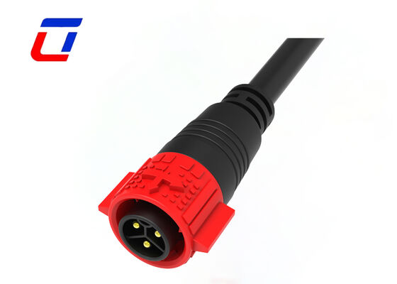 20A M19 Waterproof Outdoor Electrical Connectors Industrial 3 Pin Male To Female
