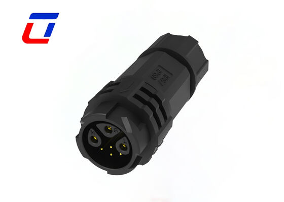 M19 Male Female Connector 300V Outdoor 3+4 Pin Power And Signal Connector