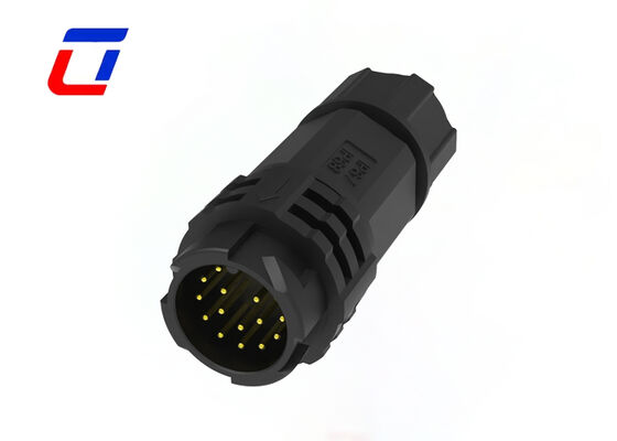 M19 16 Pin Outdoor Lighting Connectors Low Current PA66 Cable To Cable Connectors