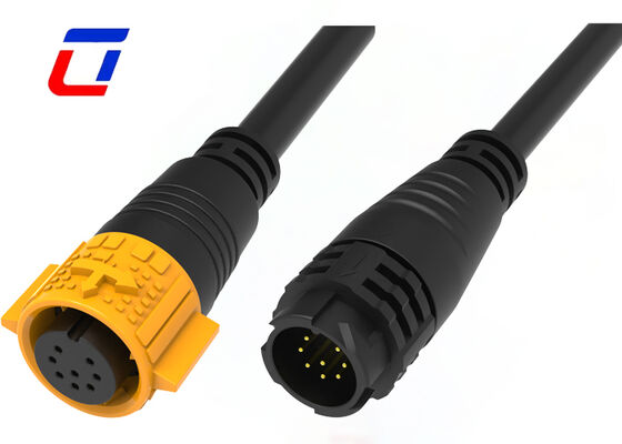 M19 Led Quick Connector 8 Pin ODM Small Waterproof Wire Connectors
