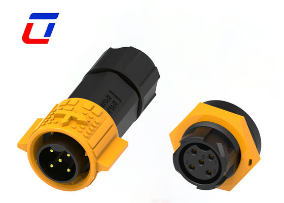 5 Pin Electrical Male Female Connectors M19 High Current Wire To Board Connector