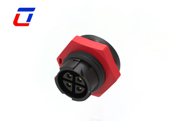 M16 Male Female Connector 10A 4 Pin TUV Plug Socket Connectors For Power
