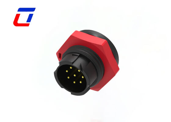 M16 8 Pin Round Connector Types Cable To Board Industrial Waterproof Signal Connector