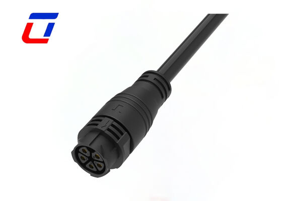 M25 5 Pin Male To Female Cable Connectors IP67 Molded Quick Release Connector