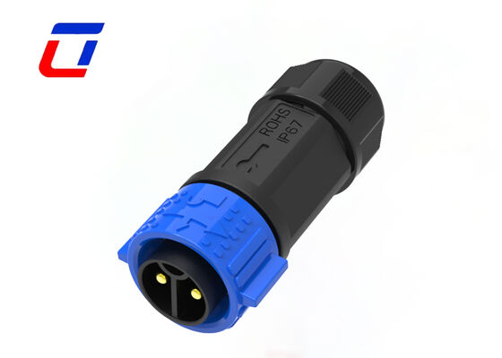 M25 2 Pin High Current Power Connector 600V Waterproof Cable To Cable connector