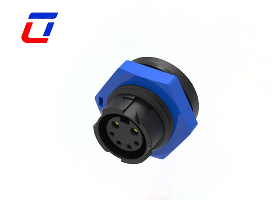 M16 2+4 Pin Wire To Board Connector ODM Industrial Power And Signal Plug Socket