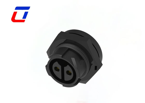 M19 20A Waterproof Power Connector 2 Pin Panel Mount Male To Female Connector