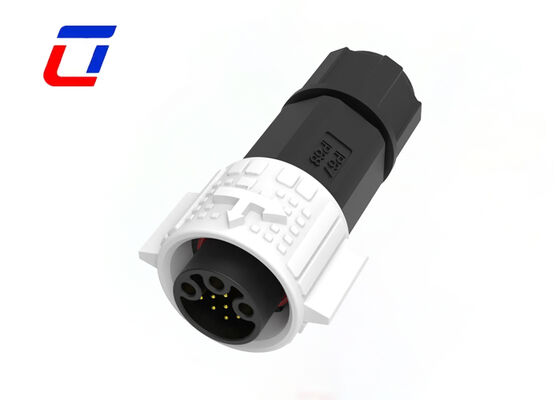 M19 Waterproof 12 Pin Connector 3+9 Multi Pin PA66 Industrial Circular Connector