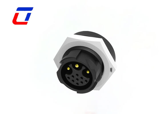 M19 Waterproof 12 Pin Connector 3+9 Multi Pin PA66 Industrial Circular Connector