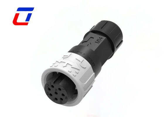 M16  Male Female waterproof connector 8 pin ip67 panel mount Data connector