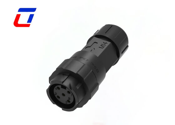 M16 DC Waterproof Connector ODM Wire To Wire 5 Pin Power Quick Lock Connector
