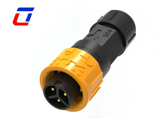 M16 Male Female 3 Pin Power Connector 10A Industrial Plug And Socket