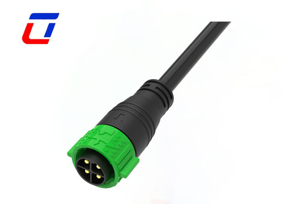 50A Waterproof Landscape Wire Connectors M25 4 Pin Wire To Wire Power Connector