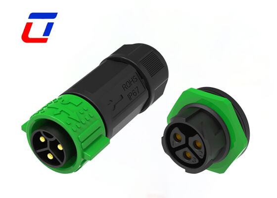 Outdoor M25 3 Pin Male Female Socket High Current Industrial Circular Connector
