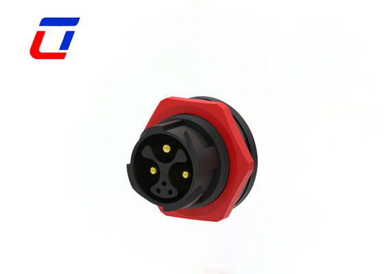 M25 3+3 Pin Led Connector Quick Lock Wire Splice Connector Waterproof IP67