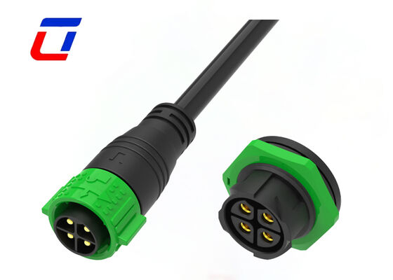 50A M25 Power Waterproof Connector 4 Pin Reliable Waterproof Male Female Connectors