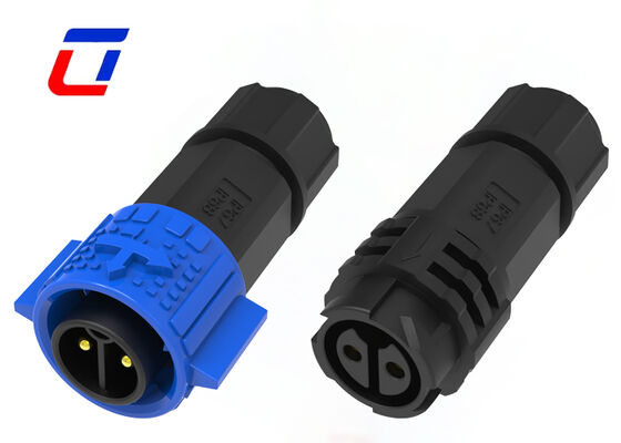 M19 20A 2 Pin High Current Power Connector China IP67 Waterproof Connector Supplier