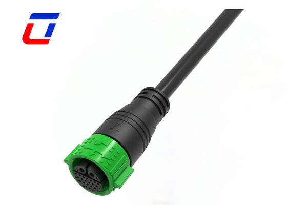 M25 Waterproof Landscape Lighting Connectors 22 Pin Male To Female Cable Connectors