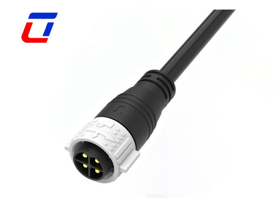 50A 4 Pin M25 Molded Cable Connector Male Female Water Tight Quick Lock Connector