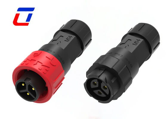 M16 10A Waterproof Connector IP67 Plastic Male Female 3 Pin Power Connector