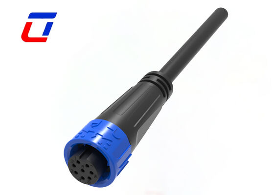 M16 8 Pin Low Voltage Wire Connectors Waterproof Self Locking Industrial Signal Connector