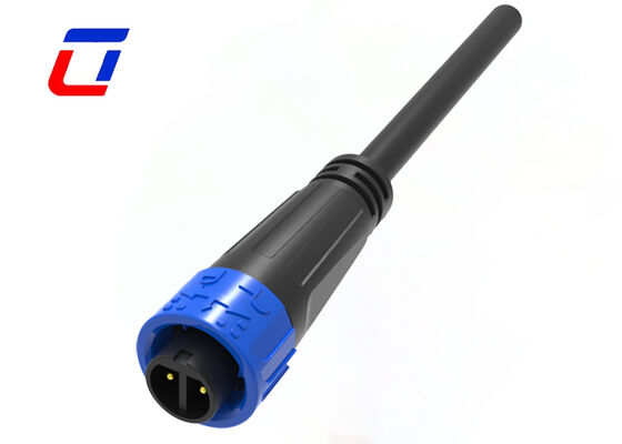 M16 10A IP67 2 Pin Waterproof Connector Electrical Outdoor Male Female Connector