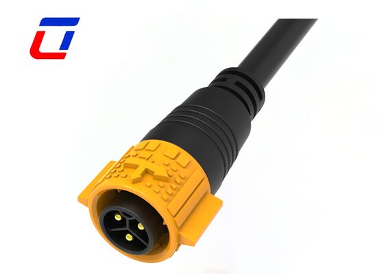 20A M19 3 Pin Waterproof Connector Self Locking High Current Power Connector