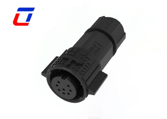 10A 8 Pin Circular Connector M19 Push Locking Wire To Board Connector For Data