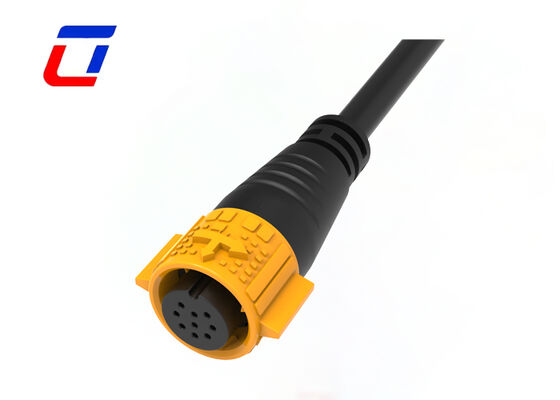 PA66 Waterproof Low Voltage Wire Connectors Quick Release M19 9 Pin Connectors