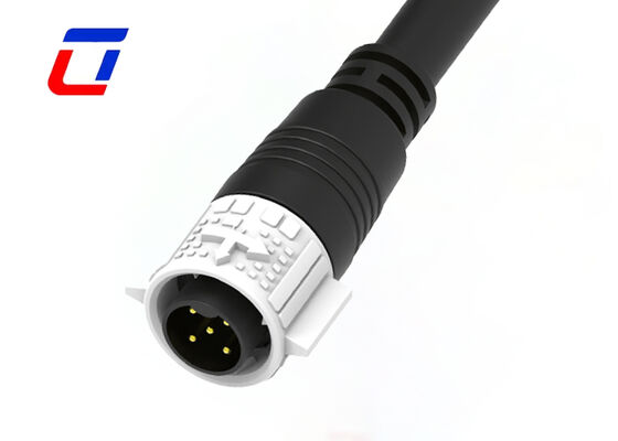 M19 5 Pin Waterproof Cable Connector IP67 ODM High Current 20A Power Connectors 