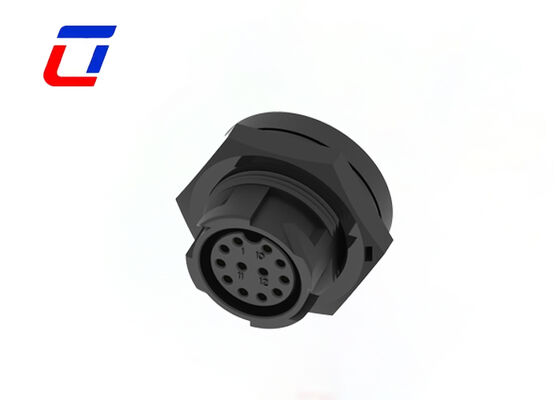 300V 12 Pin Wire Quick Disconnect Connectors M19 Plastic Waterproof Connectors