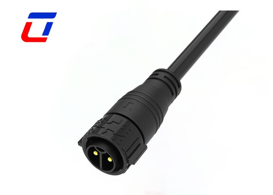 50A M25 2 Pin Watertight Electrical Connectors Push Locking IP67 Male Female Connector
