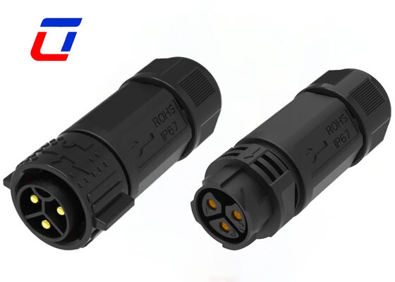 M25 3 Pin 50A Male To Female Connector IP67 Waterproof Electrical Connectors 600V