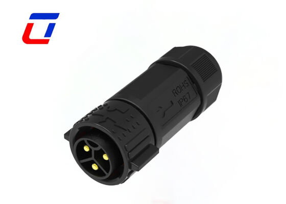M25 3 Pin 50A Male To Female Connector IP67 Waterproof Electrical Connectors 600V