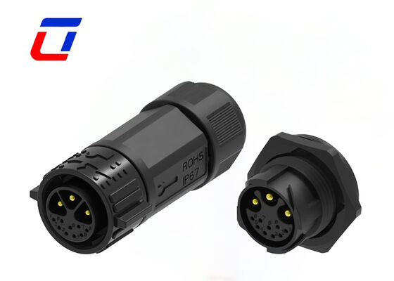 M25 Waterproof Outdoor Connectors 3+9 Pin Male Female Connector Power And Signal