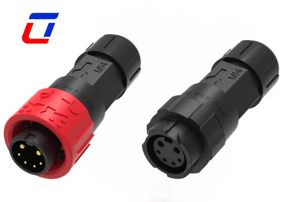 M16 300V Round Connector XLR Waterproof 2+4 Multi Pin Connectors Power Signal Plug