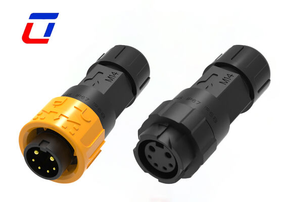 M16 300V Round Connector XLR Waterproof 2+4 Multi Pin Connectors Power Signal Plug