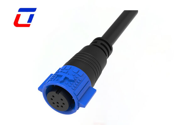 300V M19 8 Pin Data Connector Quick Lock Automotive Waterproof Wire Connectors