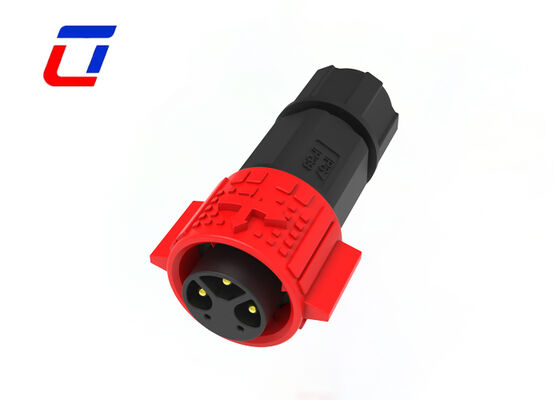 PA66 3+2 Pin M19 Wire To Board Connector Types Electrical Power Signal Connector