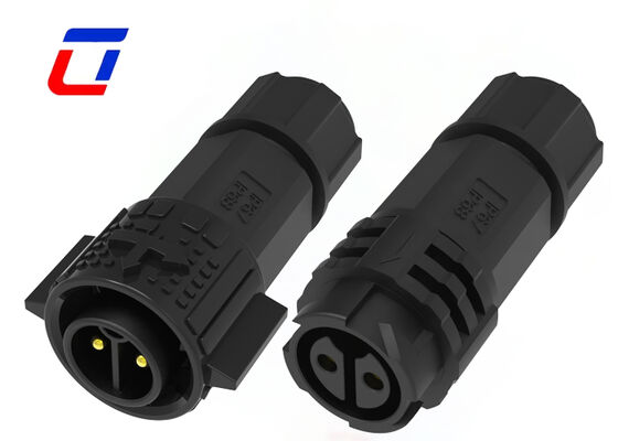 M19 20A 2 Pin Circular Power Connector Industrial Outdoor Heavy Machinery Connectors