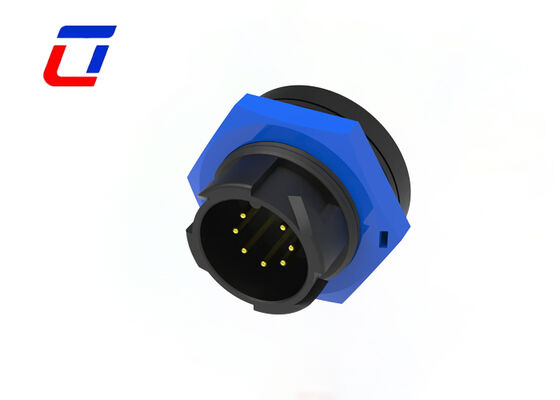 CE Certified M19 7Pin Outdoor Waterproof Connector LED Control IP67 Molded Cable Connectors 