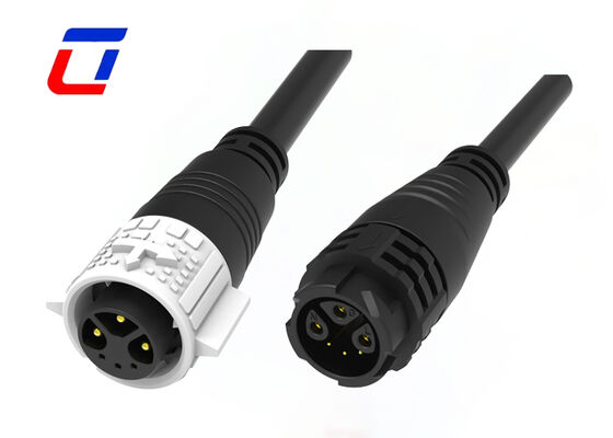 M19 3+3 Pin 15A+5A Molded Cable Connector PA66 Multi Pin Male Female Connector