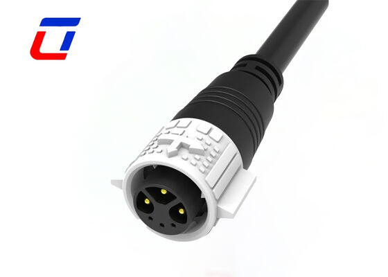 M19 3+3 Pin 15A+5A Molded Cable Connector PA66 Multi Pin Male Female Connector